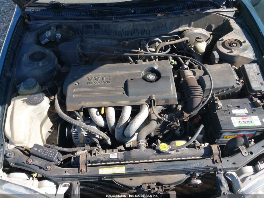 2001 Toyota Corolla Le VIN: 1NXBR12E61Z505284 Lot: 43583465