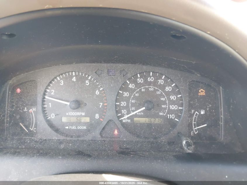 2001 Toyota Corolla Le VIN: 1NXBR12E61Z505284 Lot: 43583465