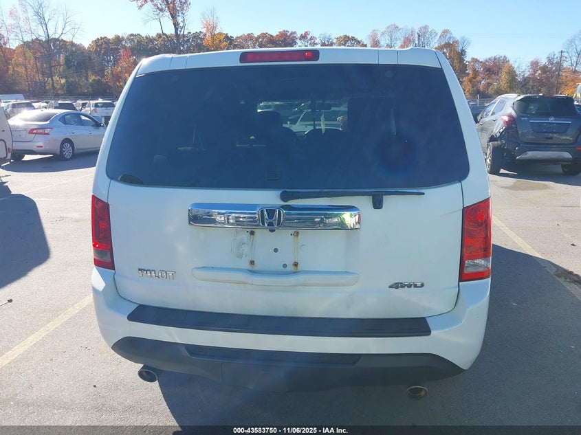 2014 HONDA PILOT EX 5FNYF4H41EB057607
