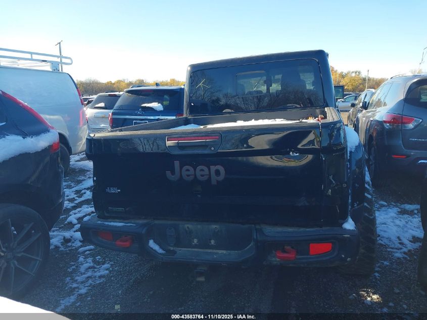 2021 Jeep Gladiator Rubicon 4X4 VIN: 1C6JJTBM9ML607075 Lot: 43583764