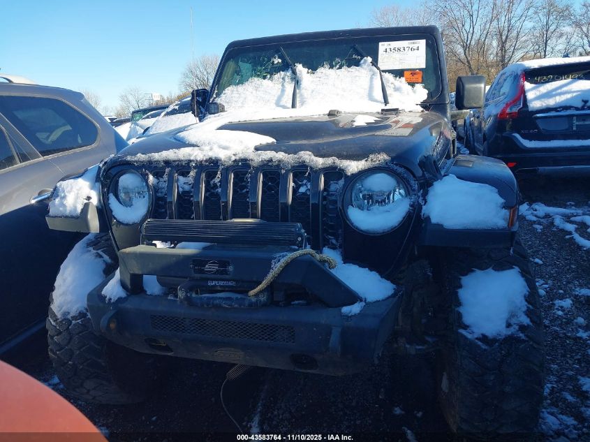 2021 Jeep Gladiator Rubicon 4X4 VIN: 1C6JJTBM9ML607075 Lot: 43583764