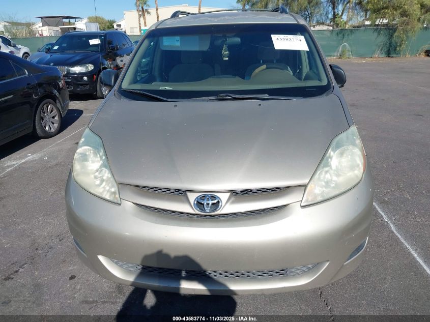2006 Toyota Sienna Ce/Le VIN: 5TDZA23C66S391022 Lot: 43583774