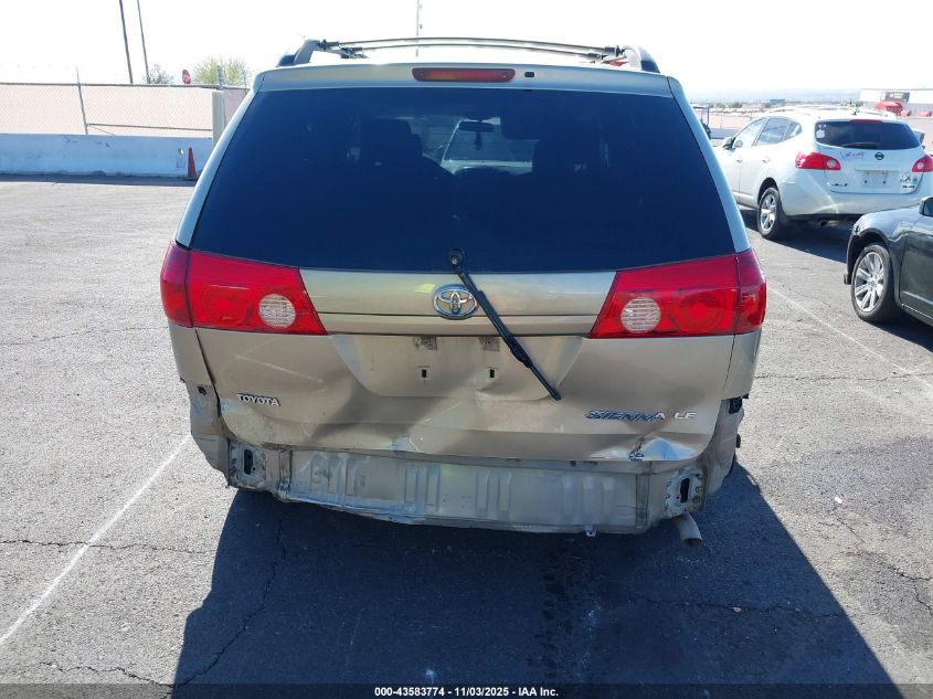 2006 Toyota Sienna Ce/Le VIN: 5TDZA23C66S391022 Lot: 43583774