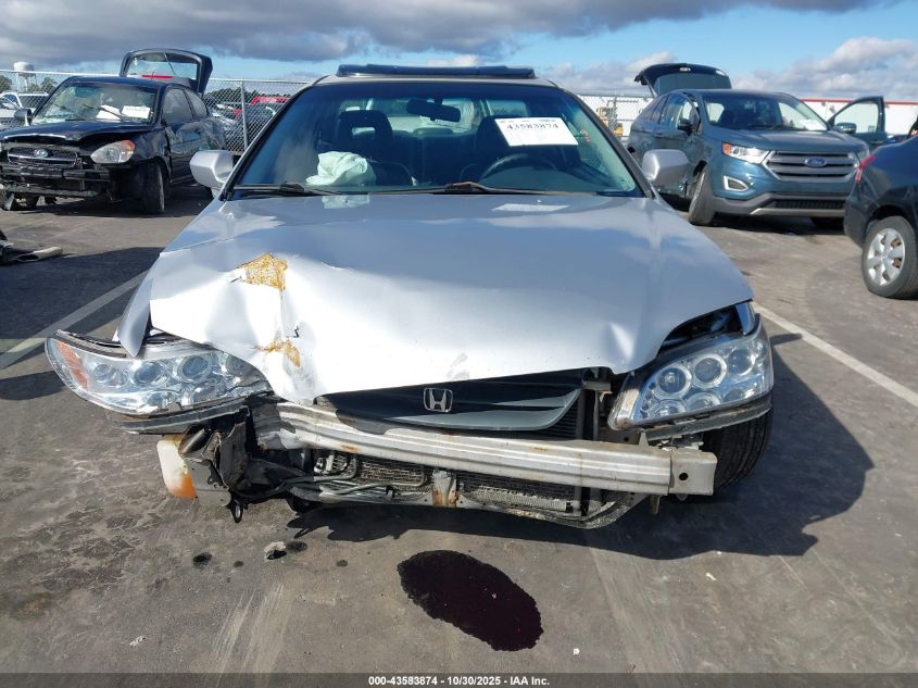 2000 Honda Accord 3.0 Ex VIN: 1HGCG2259YA018775 Lot: 43583874