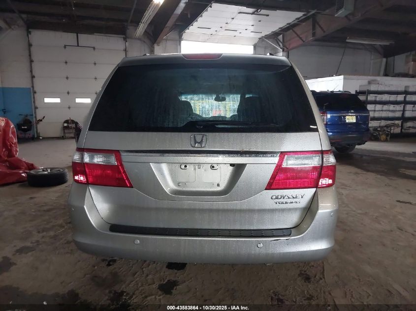 2005 Honda Odyssey Touring VIN: 5FNRL388X5B080278 Lot: 43583864