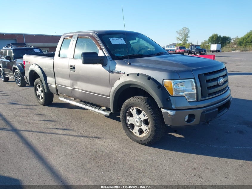2010 Ford F-150 Stx/Xl grey truck gasoline 1FTEX1EW7AFD37574 photo #1