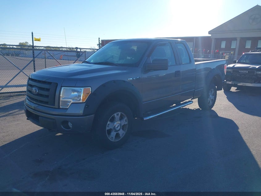 2010 Ford F-150 Stx/Xl grey truck gasoline 1FTEX1EW7AFD37574 photo #3