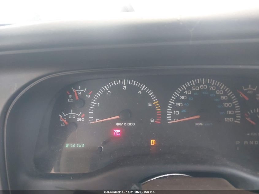 2000 Dodge Durango VIN: 1B4HR28Z8YF100313 Lot: 43583915