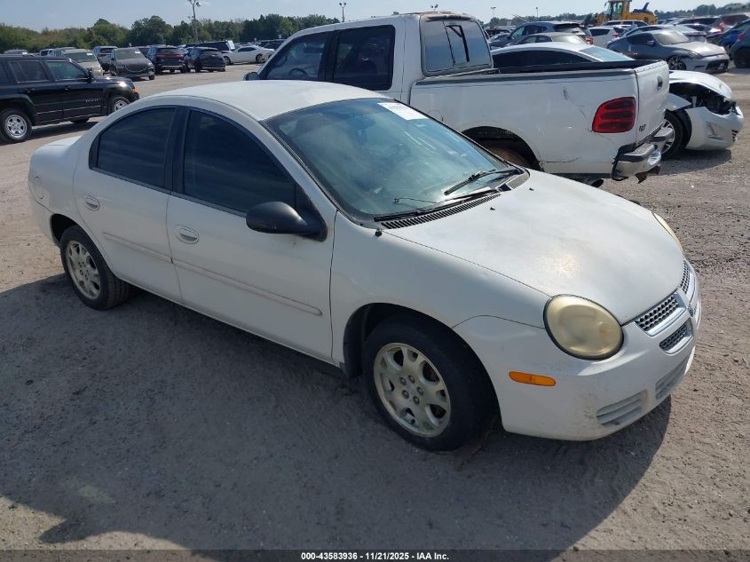2005 Dodge Neon Sxt