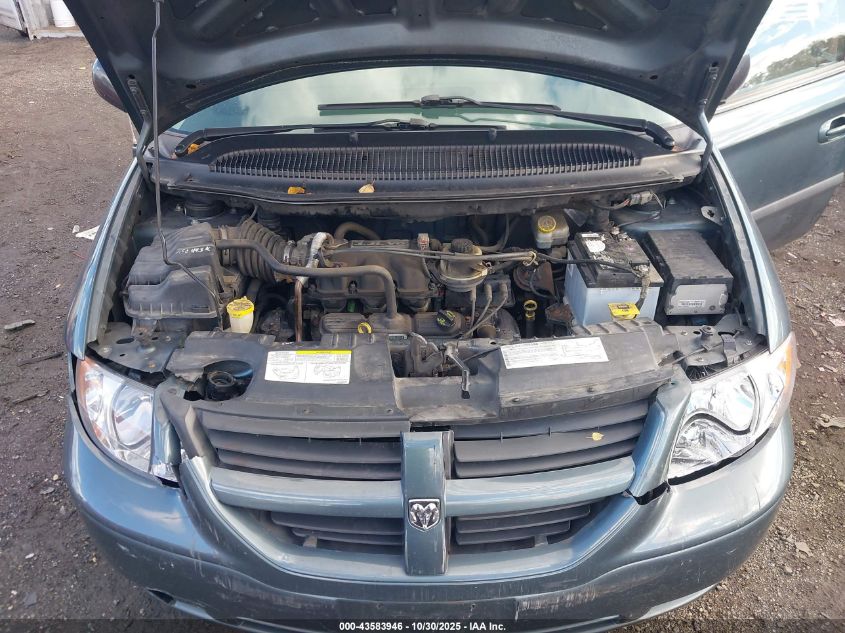 2007 Dodge Caravan Sxt VIN: 1D4GP45R47B175958 Lot: 43583946