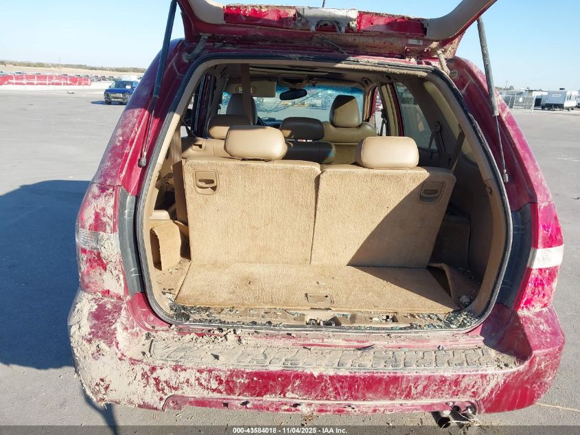 2003 Acura Mdx VIN: 2HNYD18893H515225 Lot: 43584018