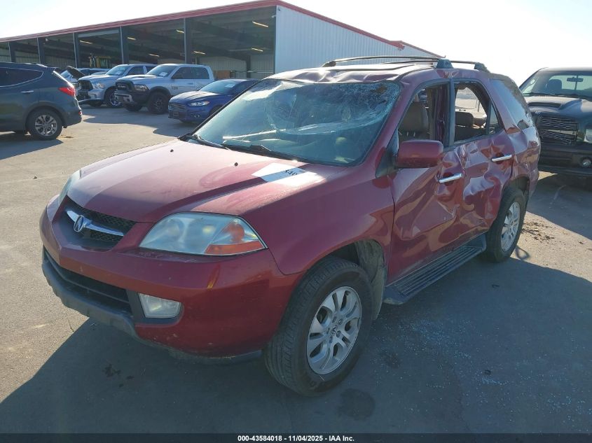 2003 Acura Mdx VIN: 2HNYD18893H515225 Lot: 43584018