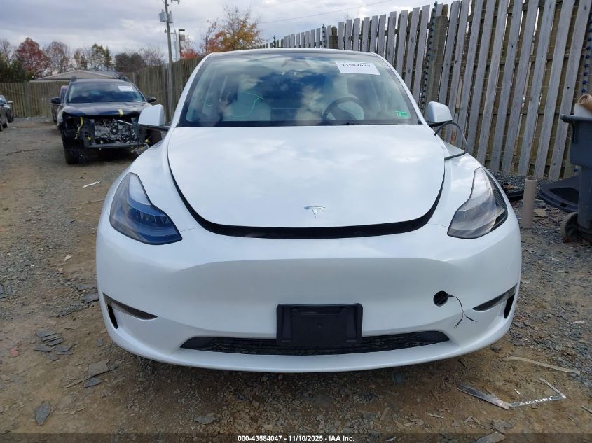 2023 Tesla Model Y Awd/Long Range Dual Motor All-Wheel Drive VIN: 7SAYGDEE2PA192866 Lot: 43584047