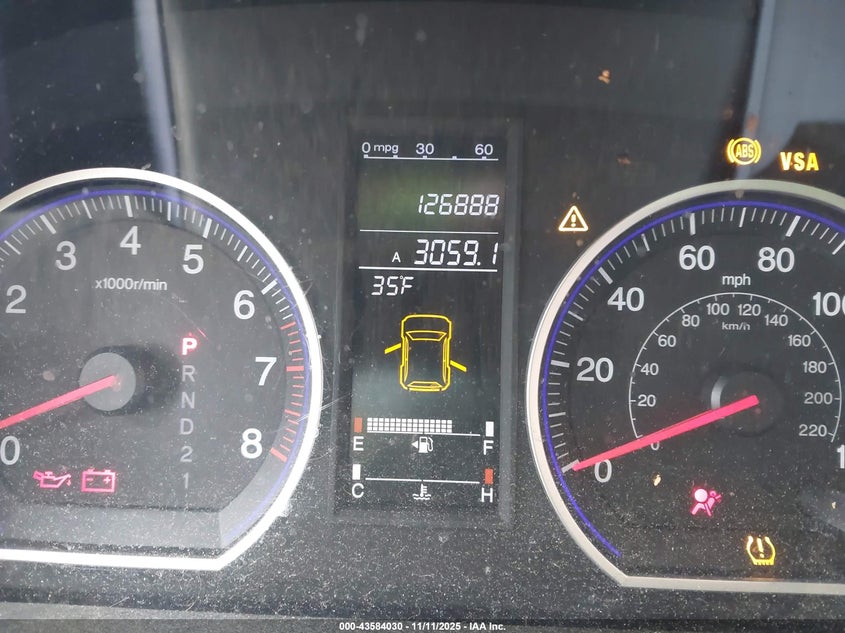 2009 Honda Cr-V Ex-L VIN: 5J6RE48719L014075 Lot: 43584030