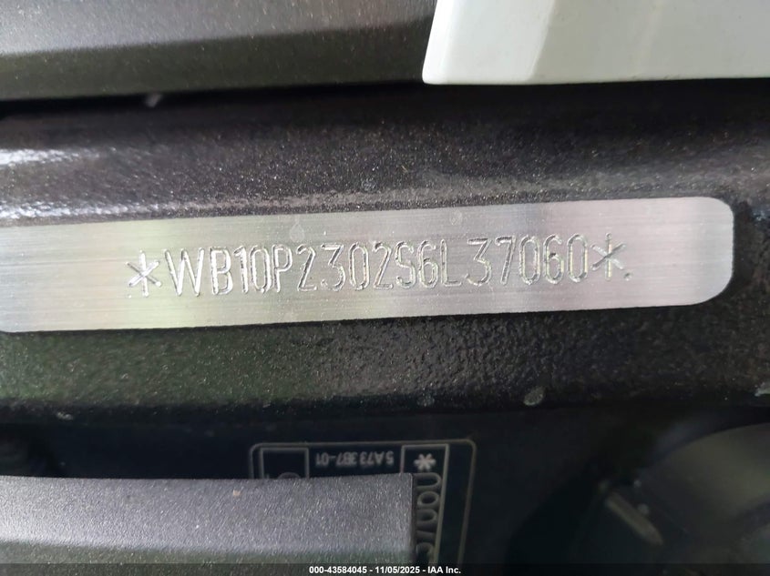 2025 BMW S 1000 Rr VIN: WB10P2302S6L37060 Lot: 43584045