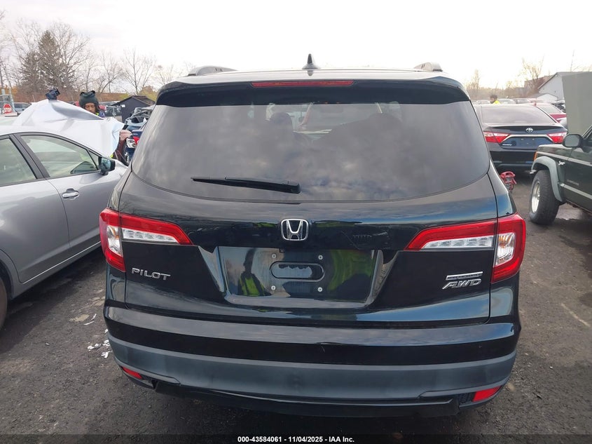 2021 Honda Pilot Awd Special Edition VIN: 5FNYF6H26MB020433 Lot: 43584061
