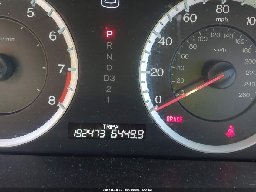 2008 Honda Accord 2.4 Ex VIN: 1HGCP26718A133706 Lot: 43584055