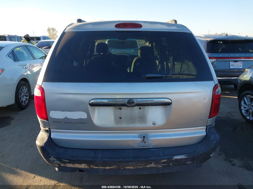 2005 Chrysler Town & Country Lx VIN: 2C4GP44R35R398005 Lot: 43584108