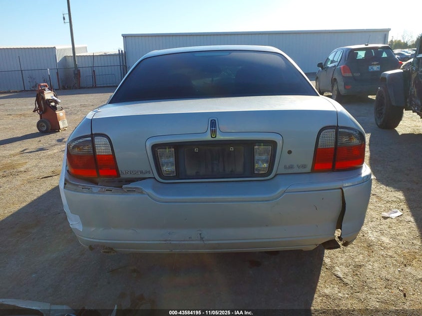 2006 Lincoln Ls V8 VIN: 1LNFM87A16Y638663 Lot: 43584195