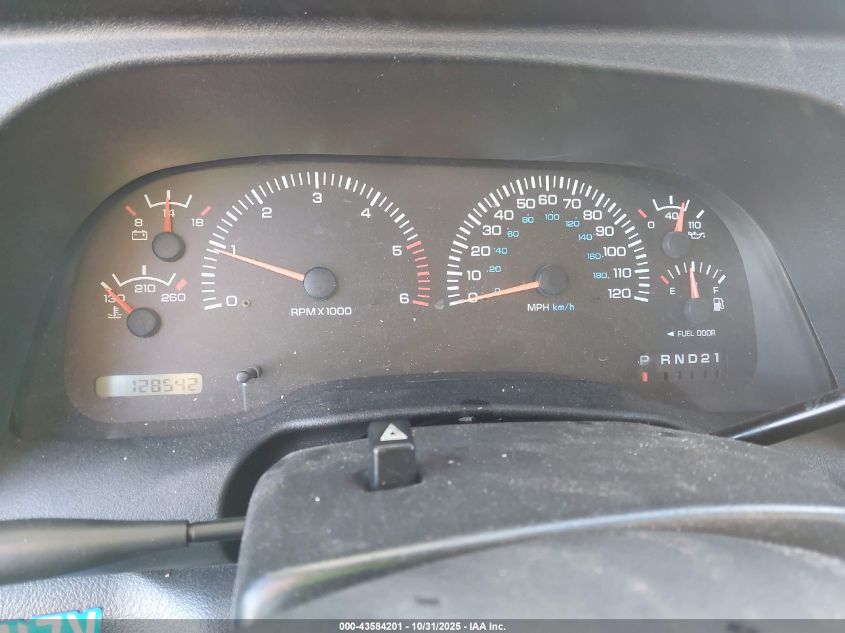 1998 Dodge Ram 1500 St VIN: 1B7HC13Y4WJ234775 Lot: 43584201