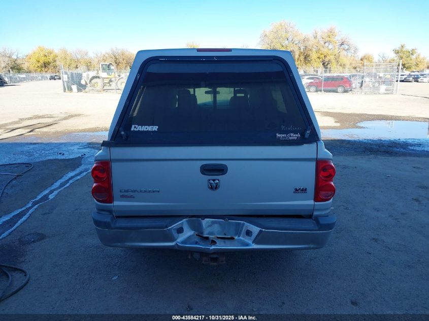 2005 Dodge Dakota Slt VIN: 1D7HW42N35S110849 Lot: 43584217