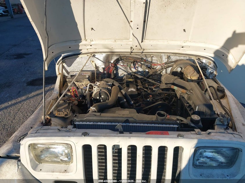 1995 Jeep Wrangler / Yj S/Rio Grande VIN: 1J4FY19P6SP298504 Lot: 43584355