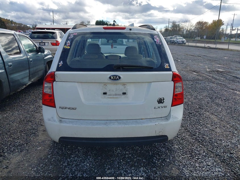 2008 Kia Rondo Lx V6 VIN: KNAFG526387124557 Lot: 43584400