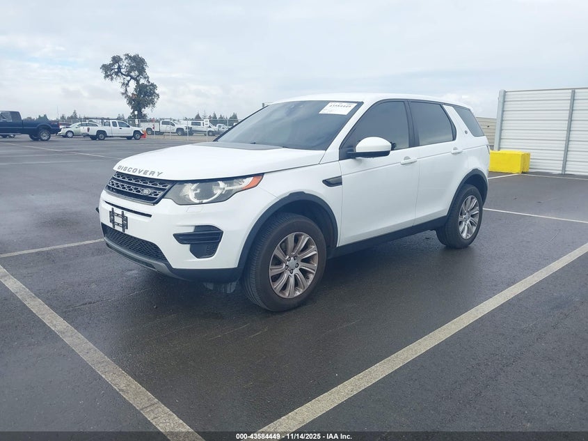 Vin: salcp2bg4gh551020, lot: 44079538, land rover discovery sport se 20162