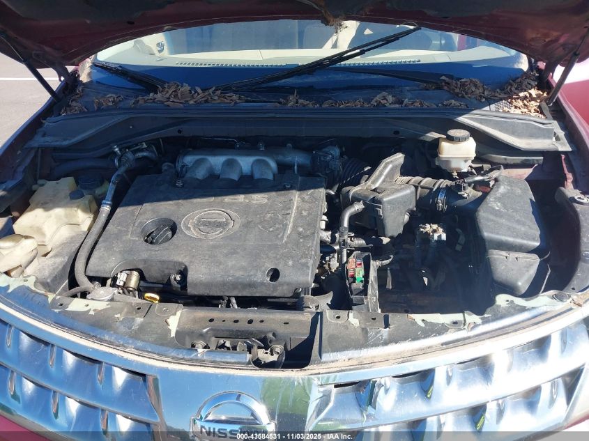 2006 Nissan Murano S VIN: JN8AZ08W56W503536 Lot: 43584531