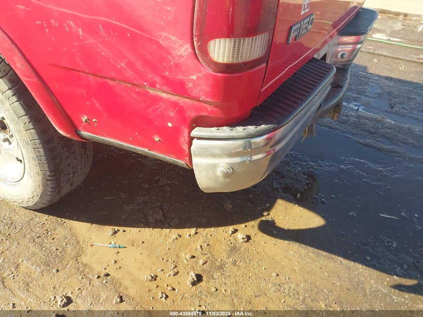 1998 Ford F-150 Lariat/Standard/Xl/Xlt VIN: 1FTZX18W8WKB36939 Lot: 43584578