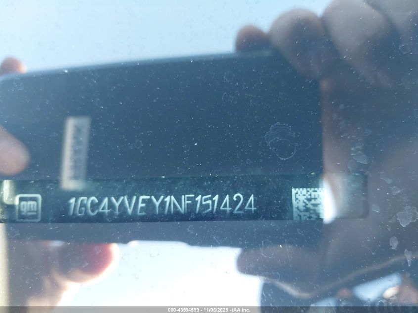 2022 Chevrolet Silverado 3500Hd VIN: 1GC4YVEY1NF151424 Lot: 43584599