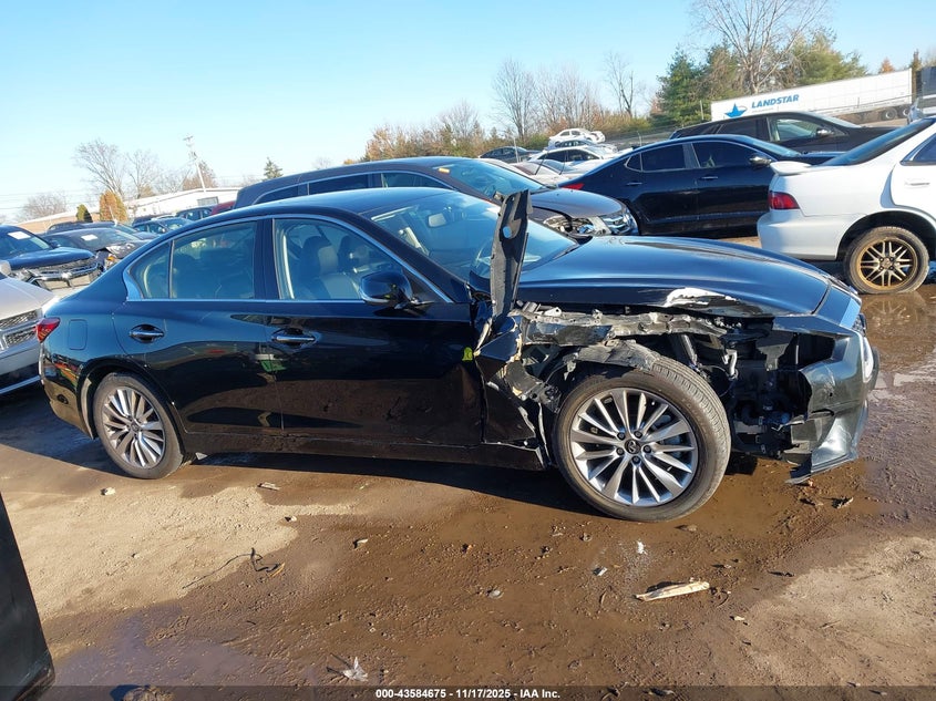 2021 Infiniti Q50 Luxe Awd VIN: JN1EV7BR7MM756115 Lot: 43584675