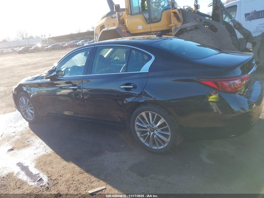 2021 Infiniti Q50 Luxe Awd VIN: JN1EV7BR7MM756115 Lot: 43584675