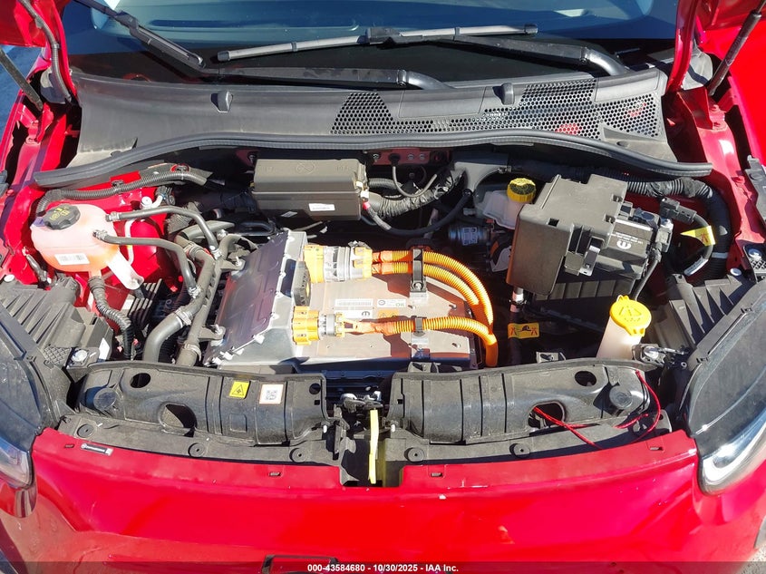 2024 Fiat 500E Inspi(Red) Fwd VIN: ZFAFFAA40RX220430 Lot: 43584680