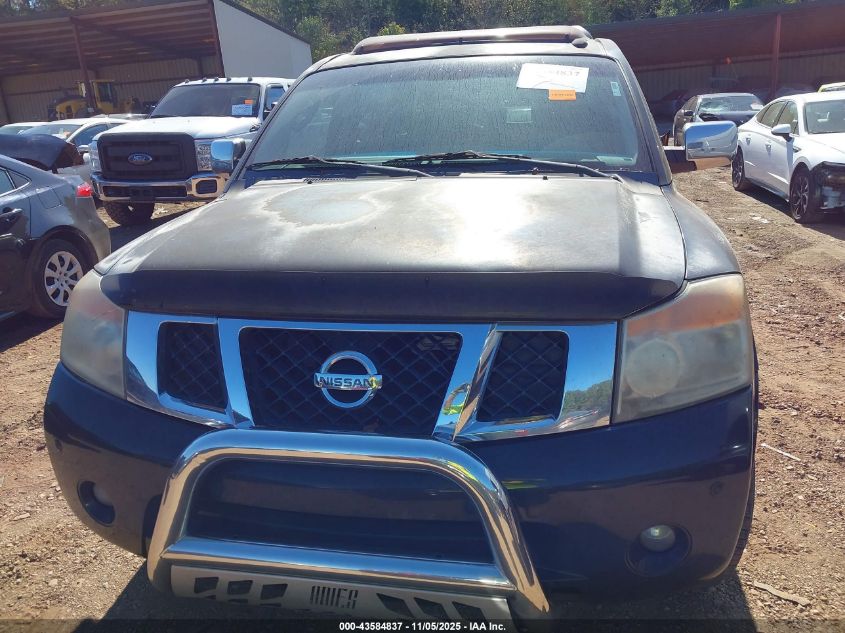 2008 Nissan Armada Le VIN: 5N1BA08D38N621790 Lot: 43584837