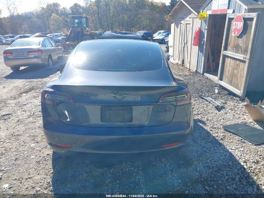 2022 Tesla Model 3 Performance Dual Motor All-Wheel Drive VIN: 7SAYGDEF3NF341682 Lot: 43584844