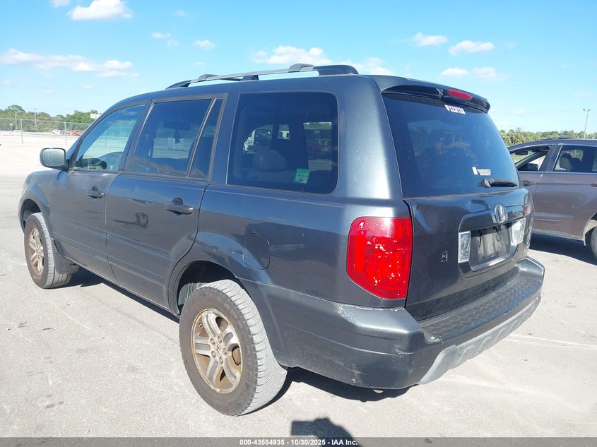 5FNYF18605B031323 2005 HONDA PILOT photo no. 3