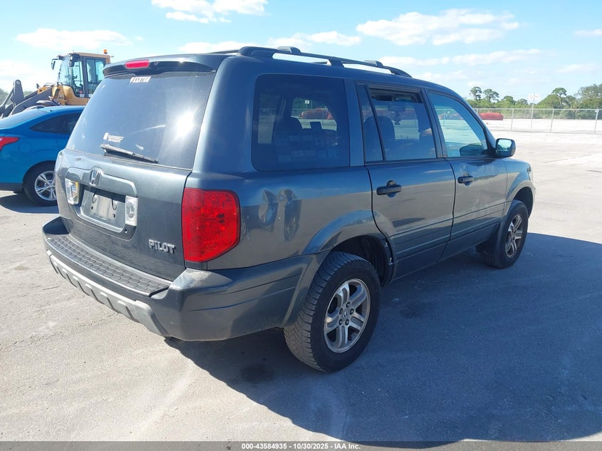 5FNYF18605B031323 2005 HONDA PILOT photo no. 4