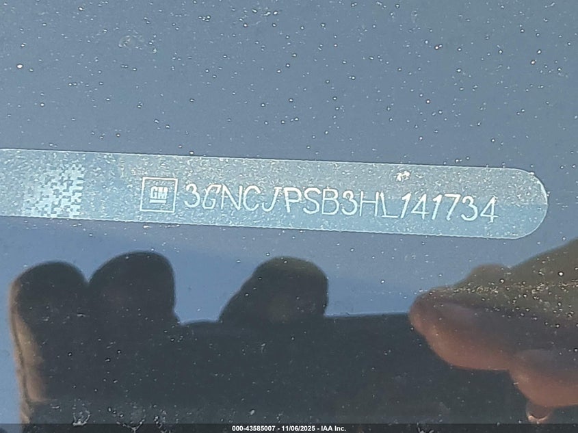 2017 CHEVROLET TRAX LT - 3GNCJPSB3HL141734