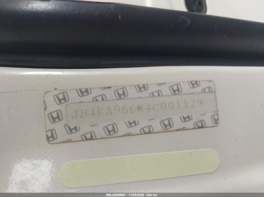 2004 Acura Rl 3.5 VIN: JH4KA96684C001129 Lot: 43585067