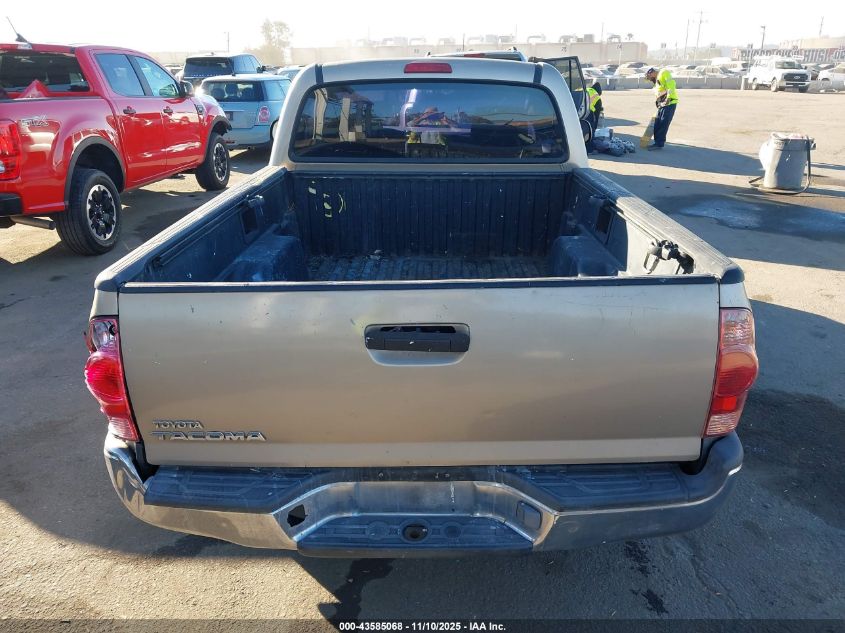 2005 Toyota Tacoma VIN: 5TENX22N05Z067582 Lot: 43585068