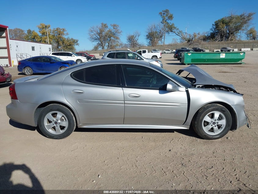 2006 Pontiac Grand Prix VIN: 2G2WP582961180234 Lot: 43585132