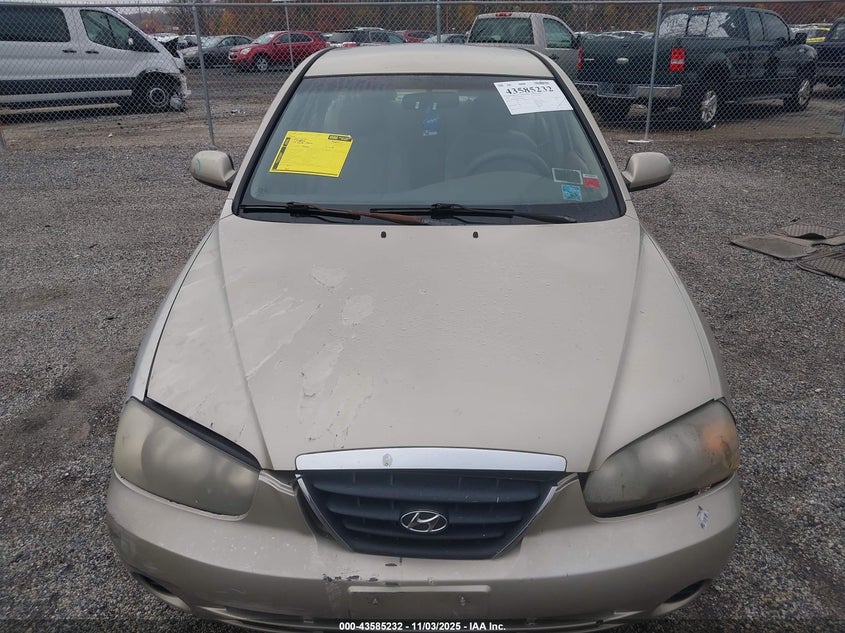2005 Hyundai Elantra Gls/Gt VIN: KMHDN46DX5U009840 Lot: 43585232