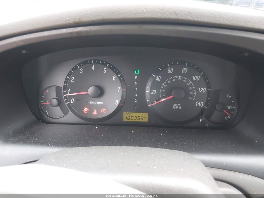 2005 Hyundai Elantra Gls/Gt VIN: KMHDN46DX5U009840 Lot: 43585232