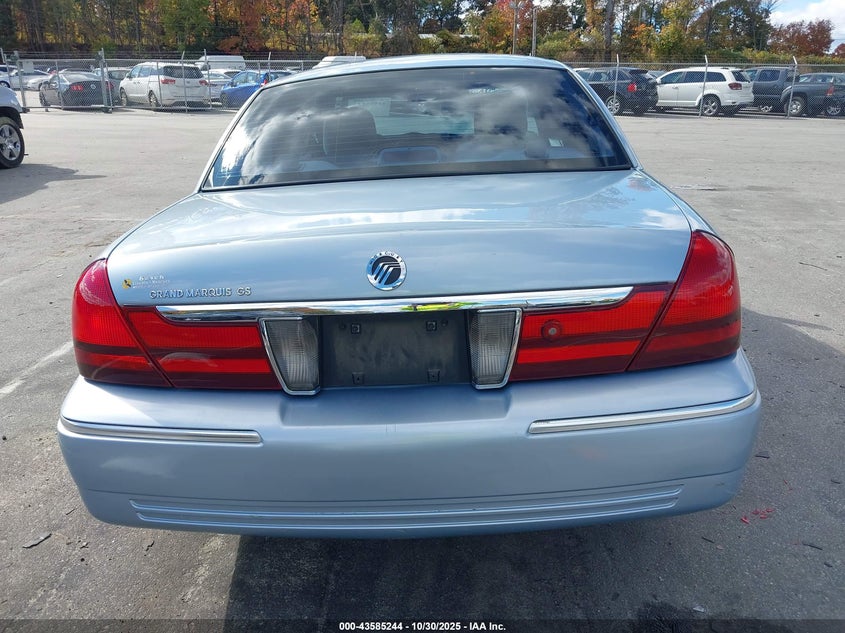 2004 Mercury Grand Marquis Gs VIN: 2MEFM74WX4X621886 Lot: 43585244