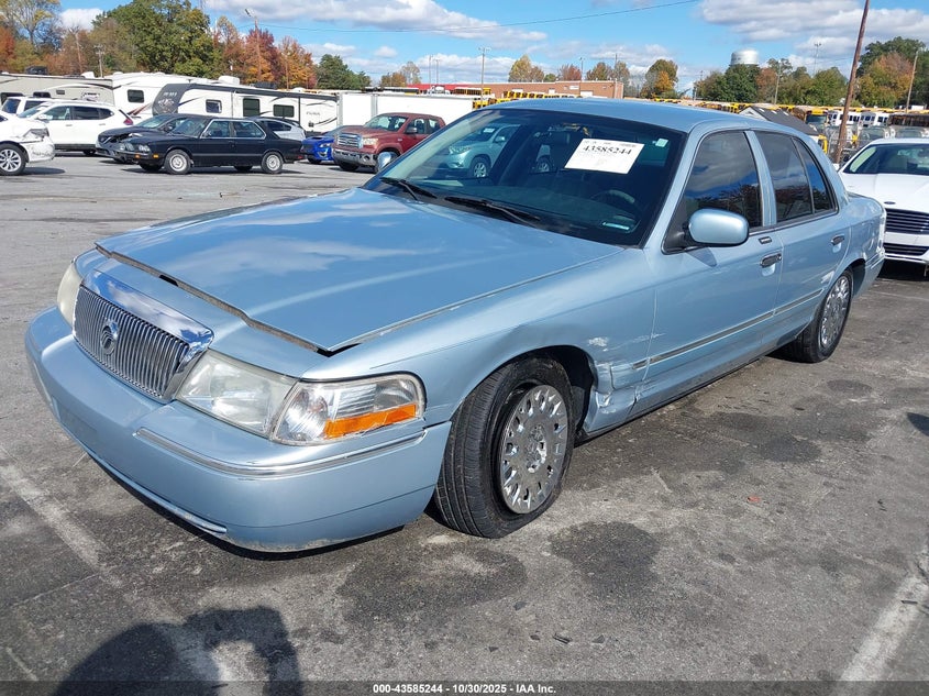2004 Mercury Grand Marquis Gs VIN: 2MEFM74WX4X621886 Lot: 43585244