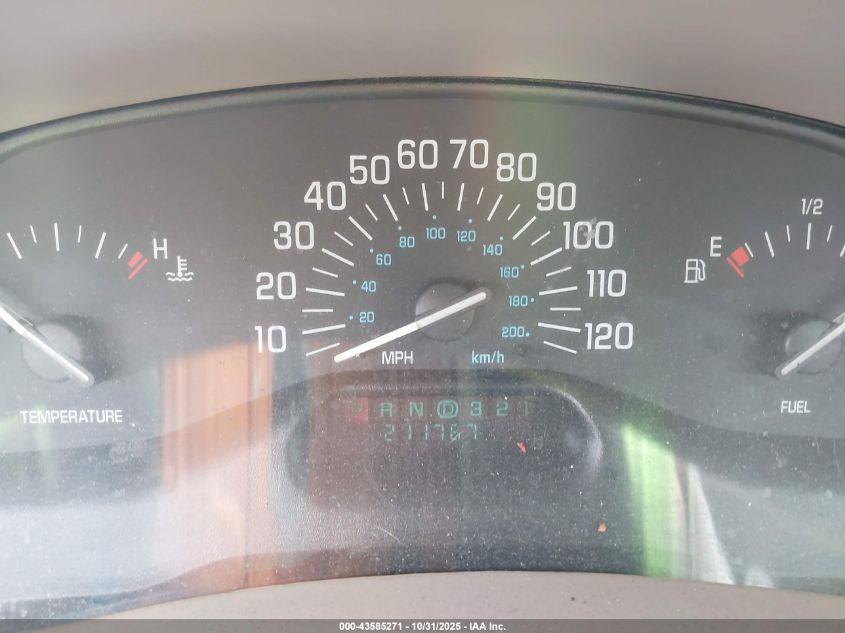 2003 Buick Century Custom VIN: 2G4WS52J231225127 Lot: 43585271