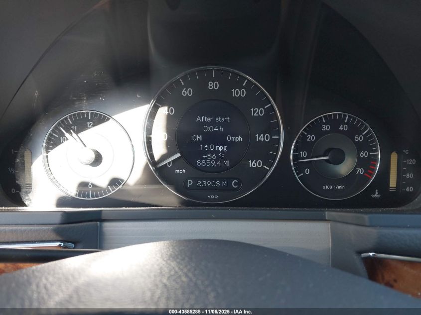 2006 Mercedes-Benz E 350 VIN: WDBUF56J56A898609 Lot: 43585285