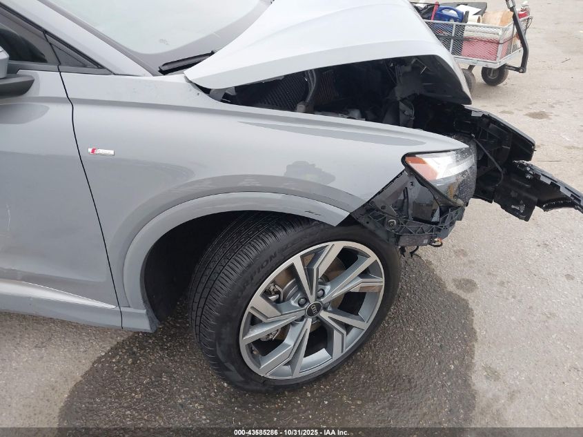 2025 Audi Q4 Sportback E-Tron Premium Plus 55 Quattro VIN: WA13UBFZ4SP054411 Lot: 43585286