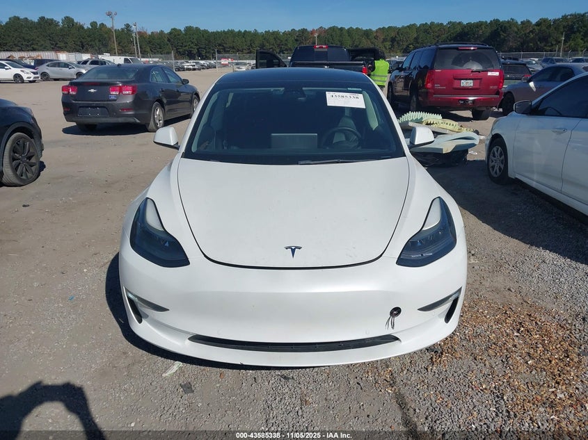 2022 Tesla Model 3 Long Range Dual Motor All-Wheel Drive VIN: 5YJ3E1EB3NF127347 Lot: 43585338